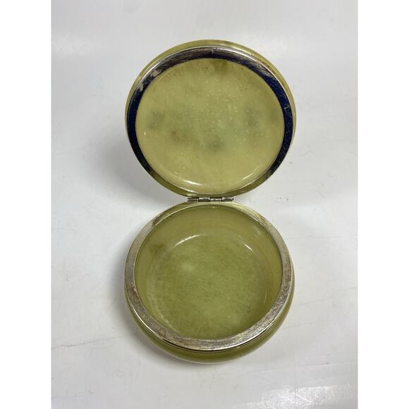 Vintage Alabaster Trinket Box - Picture 9 of 9